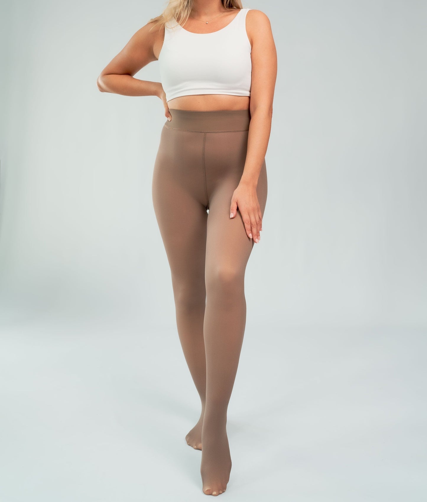 SlimFit fleece-trusse™| Forede tights