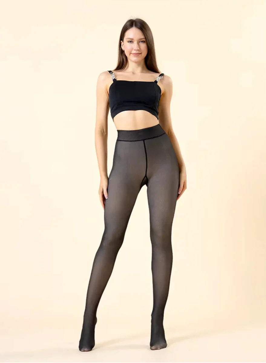 SlimFit fleece-trusse™| Forede tights